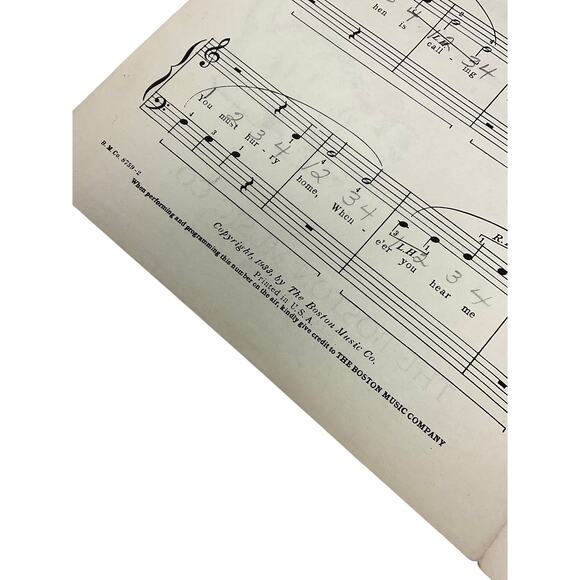 Mother Hen and Chicks Sheet Music Myra Adler 1933 Two Musical Recreations - Picture 4 of 5